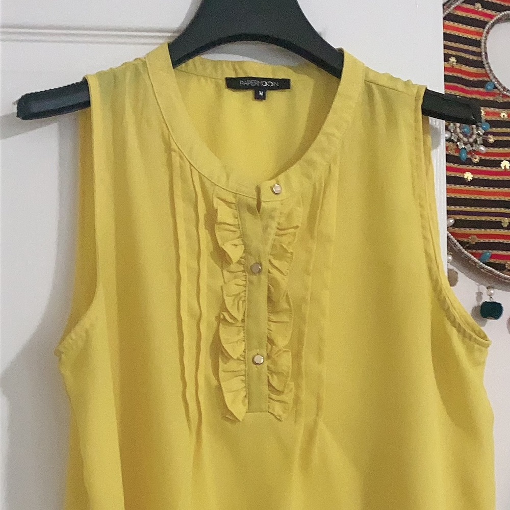 Yellow blouse